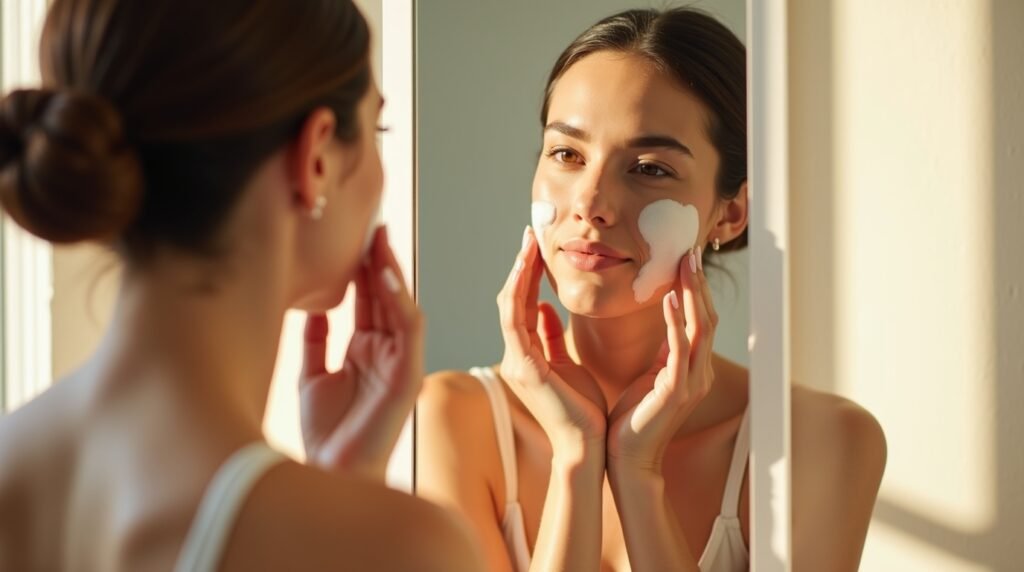 mulher usando o Nutralfit clareador comprado em www.nutralfitonline.com.br